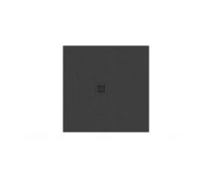 Sprchová vanička Slate Pro - Vanička Slate Pro 90x90 černá matná