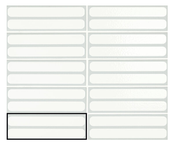 Retro dlažba APE Bauh Rohe Empty Pearl 5x15 - bílá
