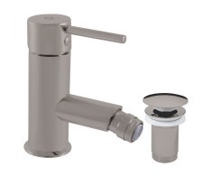 Bidetová baterie s výpustí SEINA METAL GREY - lesklá 3/8" SE945.0KMGL