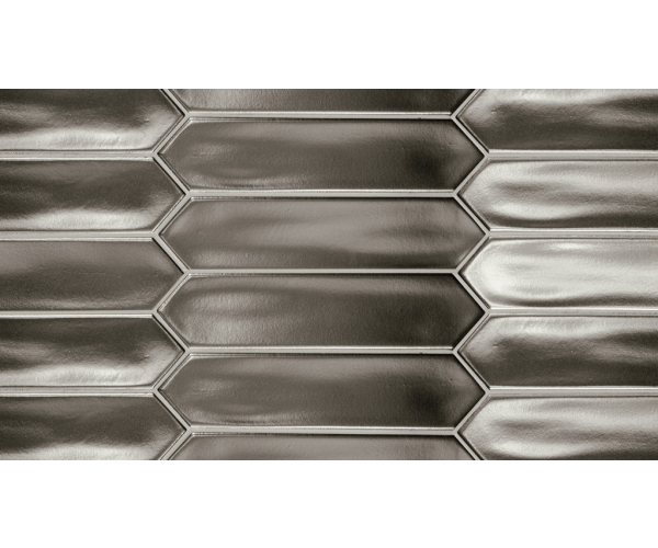 Retro obklad Equipe Lanse Silver 5x25 - stříbrná