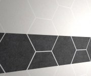 Dlažba jako kámen Codicer Hex Vintage Dark Grey 22x25 - šedá
