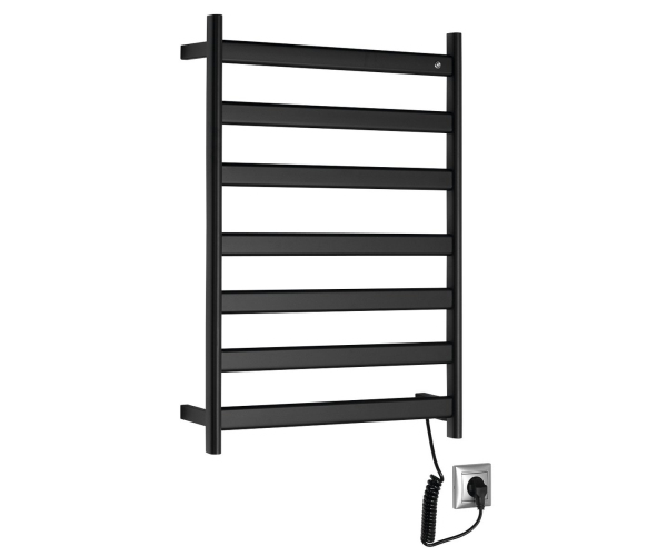Sapho Elias Elektrický Sušák Ručníků 490x730x110 Mm, 105 W, černá Mat