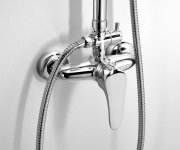 Aqualine Kasiopea Sprchový Sloup S Pákovou Baterií, Chrom