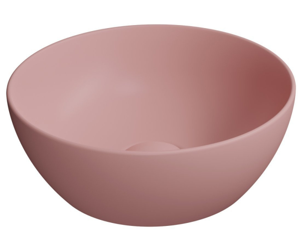 Gsi Pura Keramické Umyvadlo Na Desku, Průměr 32cm, Blush Mat