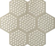 Retro dlažba Marca Corona Terracreta Intarsio Argilla Esagono 21,6x25