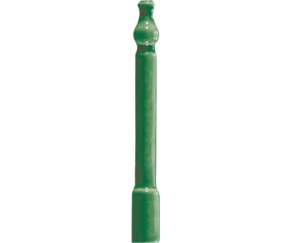 Grazia Venice Ang. Zoccolo Bottle Craquele 2x20 - zelená