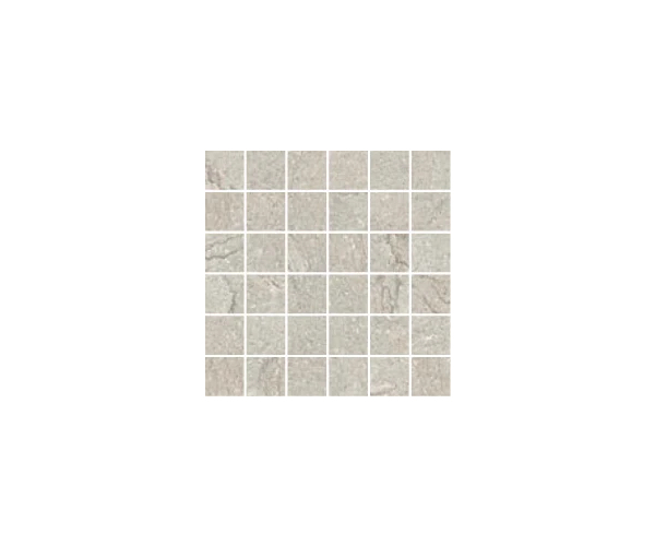 Dlažba jako kámen Coem Sinai Grigio Mosaico 30,2x30,2 Luc. Rett. - šedá