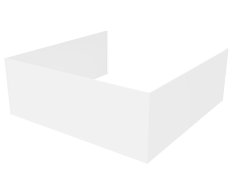 Polysan Universal U Panel 175x175x175x64cm