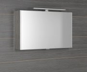 Sapho Cloe Galerka S Led Osvětlením 80x50x18cm, Dub Stříbrný