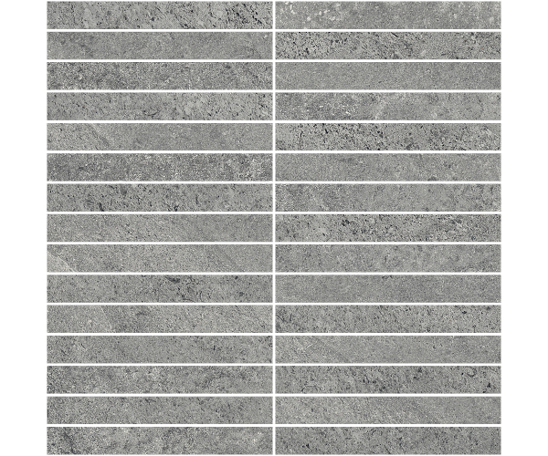 Mozaika jako kámen Sant Agostino Bergstone Plus Dark 30x30 Nat. Rett. - šedá