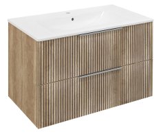 Sapho Cirasa Strip Umyvadlová Skříňka 79,8x52x46cm, Dub Alabama
