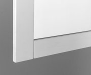 Aqualine Favolo Zrcadlo V Rámu 80x80cm, Bílá Mat