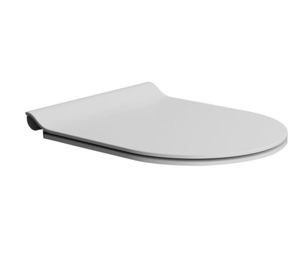 Gsi Wc Sedátko, Slim, Soft Close, Quick Release, Bílá Mat/chrom