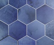 Dlažba jako kámen Ape Sintra Hexa Misty Blue 13,9x16 - modrá