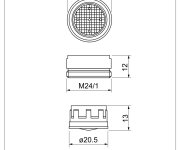 Náhradní Perlátor Pro Por10100cd AQS+PERLATOR-19