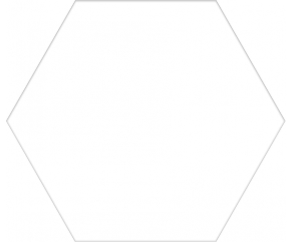 Dlažba Codicer Basic Hex 25 White 22x25 - bílá