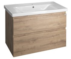 Aqualine Altair Umyvadlová Skříňka 86,5x60x45cm, Dub Emporio
