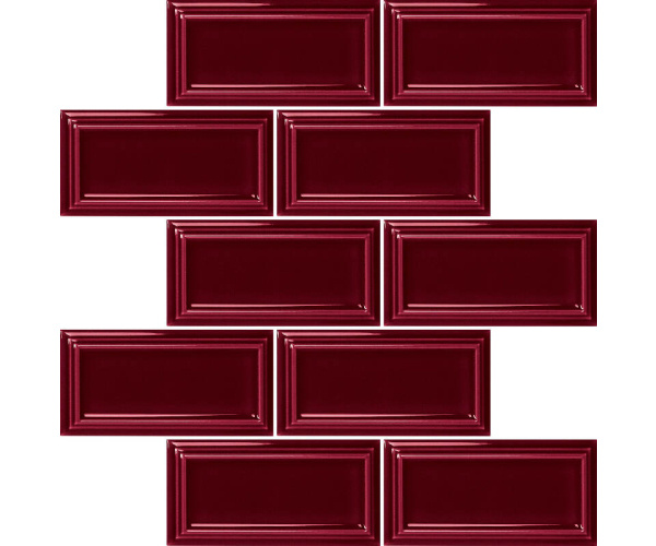 Sokl APE Hamptons Malla Tiana Cherry 33x33 - vínová