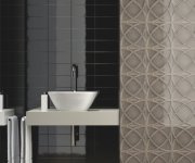 Obklad Grazia Vintage Black 10x20 - černá