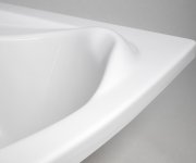 Aqualine Dunaj Rohová Vana 140x140x48cm, Bílá