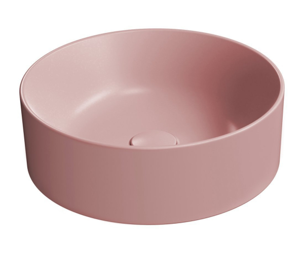 Gsi Kube X Keramické Umyvadlo Na Desku, Průměr 40cm, Blush Mat