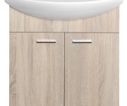 Aqualine Zoja Umyvadlová Skříňka 61,5x74x32,5cm, Dub Platin, 2x Dvířka