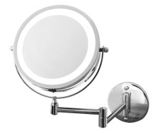 Ridder Mary Kosmetické Zrcátko Závěsné, Led, ø 130mm, Chrom