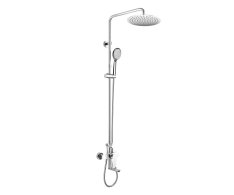 Mereo Dita Vanová Baterie S Talířovou Kulatou Slim Sprchou ø 250 Mm, Nerez