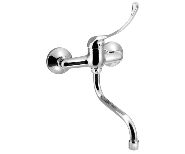 Aqualine 35 Nástěnná Baterie, Lékařská Páka, Ramínko S, 177mm, Chrom