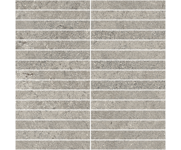 Mozaika jako kámen Sant Agostino Bergstone Plus Grey 30x30 Nat. Rett. - šedá