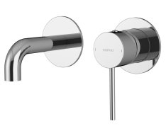 Sapho Ultramix Podomítková Dvouprvková Umyvadlová Baterie, Hubice 10cm, Chrom