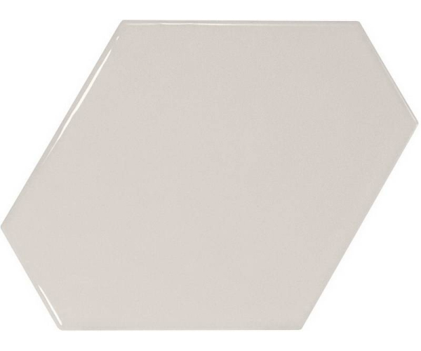 Luxusní obklad Equipe Scale Benzene Light Grey 10,8x12,4 - šedá
