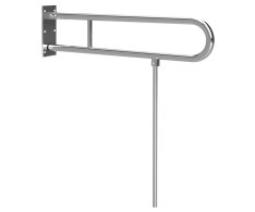 Sapho Handicap Madlo Sklopné S Opěrnou Nohou 813mm, Nerez Lesk