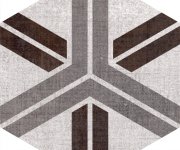Dlažba jako dřevo Marca Corona Textile Mix ESA F 25x21,6 - šedá