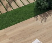 2cm dlažba jako dřevo ABK Eco Chic Naturale 30x180 Nat. Rett. - hnědá