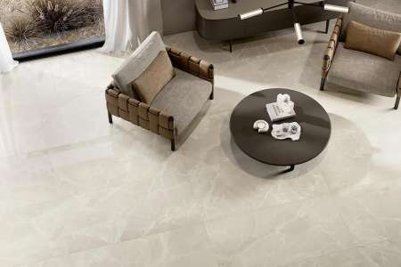Dlažba vhodná do komerenčních prostorů ze série Fioranese Unica Crystal White 