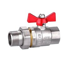 05815mz34 - Kulový Kohout Se šroubením Mf-pn40 (motýl) - 3/4"