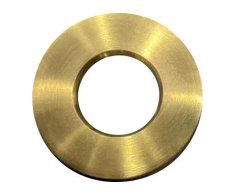 Sapho Kovová Krytka Přepadu Umyvadla, 30mm, Zlato Mat