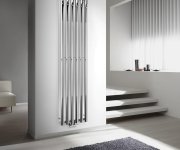 Sapho Pilon Otopné Těleso 418x1800mm, Se šesti Háčky Pro Ručník, Chrom