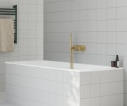 Podomítková baterie Espirit, s přepínačem, se setem, pro R-box - ES 065.60GLB.O2.RB07D.+S Podomítková baterie 2-cestná bez tělesa, se sprchovým setem, zlato kartáčované X070611