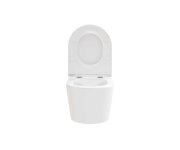 WC Flow RimOff set, včetně sedátka SoftClose - WC Flow RimOff set, závěsný, bílá X01985