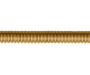 Sapho Připojovací Nerezová Trubka, Vlnovec, M10x3/8", 40cm, Zlato Mat