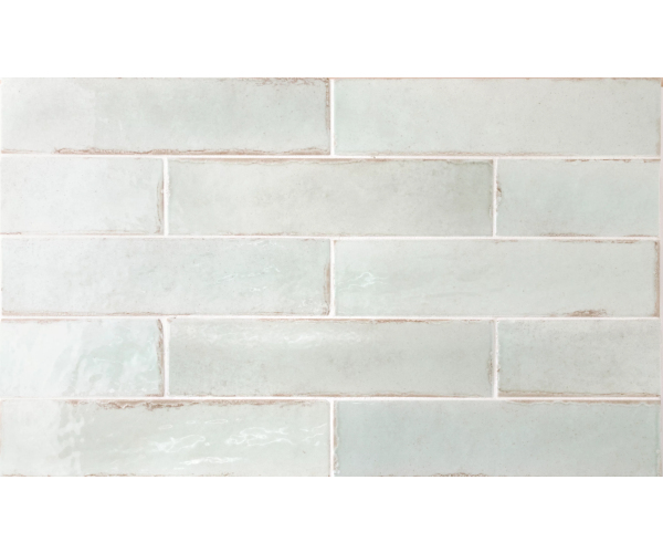 Retro obklad Equipe Tribeca Seaglass Mint 6x24,6 Brillo - zelená