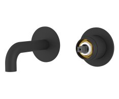 Sapho Ultramix Tělo Podomítkové Dvouprvkové Umyvadlové Baterie, Hubice 10cm, černá Mat
