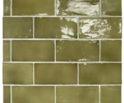 Obklad Equipe Manacor Basil Green 7,5x15 - zelená