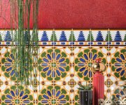 Retro dekor Aleluia Ceramicas Moorish Marrakesh 14x14