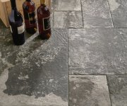 Dlažba jako kámen CIR Molo Audace Nero Galera 20x20 R11 - antracitová