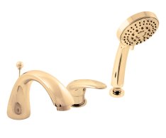Vanová baterie 3-otvorová DUNAJ ZLATÁ - lesklá 1/2" D469.5SZ