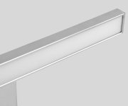 Aqualine Serapa Led Svítidlo, 9w, 230v, 600x40x100mm, Ip44, Hliník, Chrom