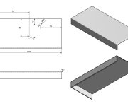 Sapho Tailor Rockstone Deska 180x50 Cm, Provedení Límce L
